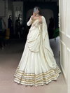 White Colour Pure Rayon With Lace Touch Up Lehenga With Blouse Dupatta LNB 1605 